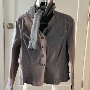 Grey Short Loft Jacket